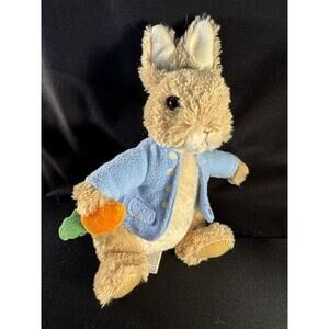 Gund Beatrix Potter Peter Rabbit Carrot Blue Coat 8”
